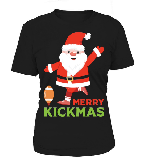 Ugly Christmas Football Sport Team Kicker Women's T-Shirt