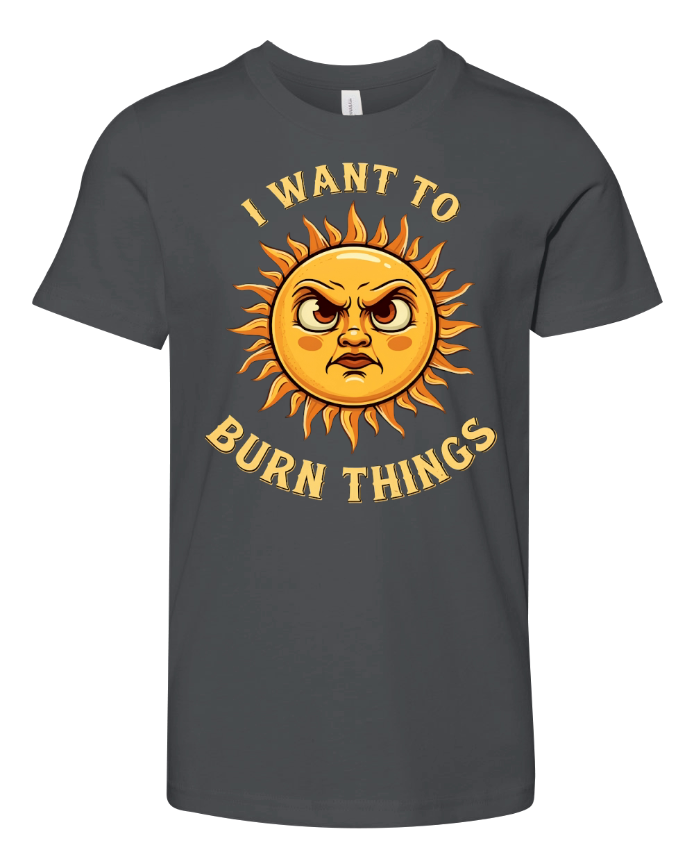I Want To Burn Things 1.01 Youth Unisex Jersey Tee