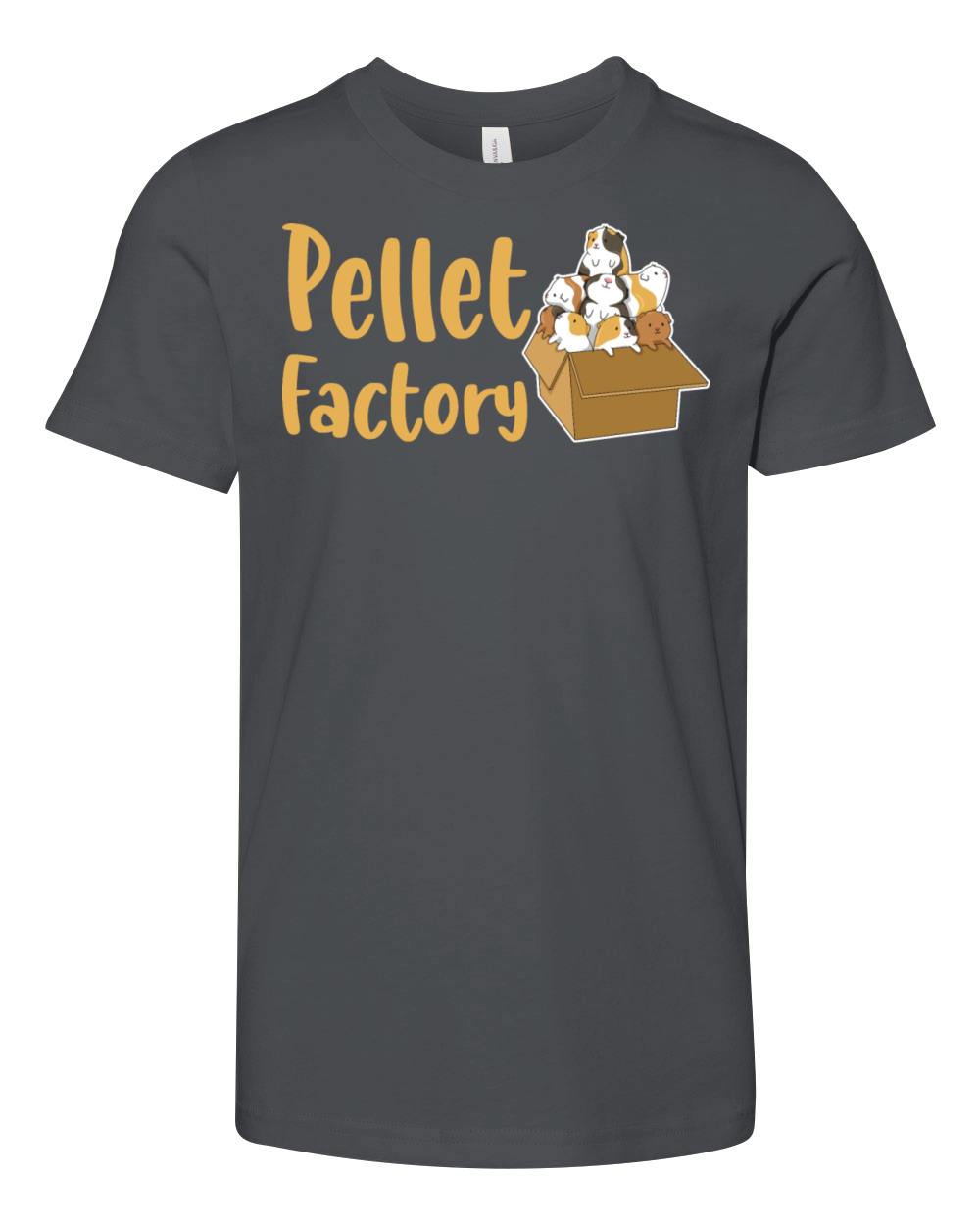 Pellet Factory Quote for a Guinea Pig Nerd Youth Unisex Jersey Tee