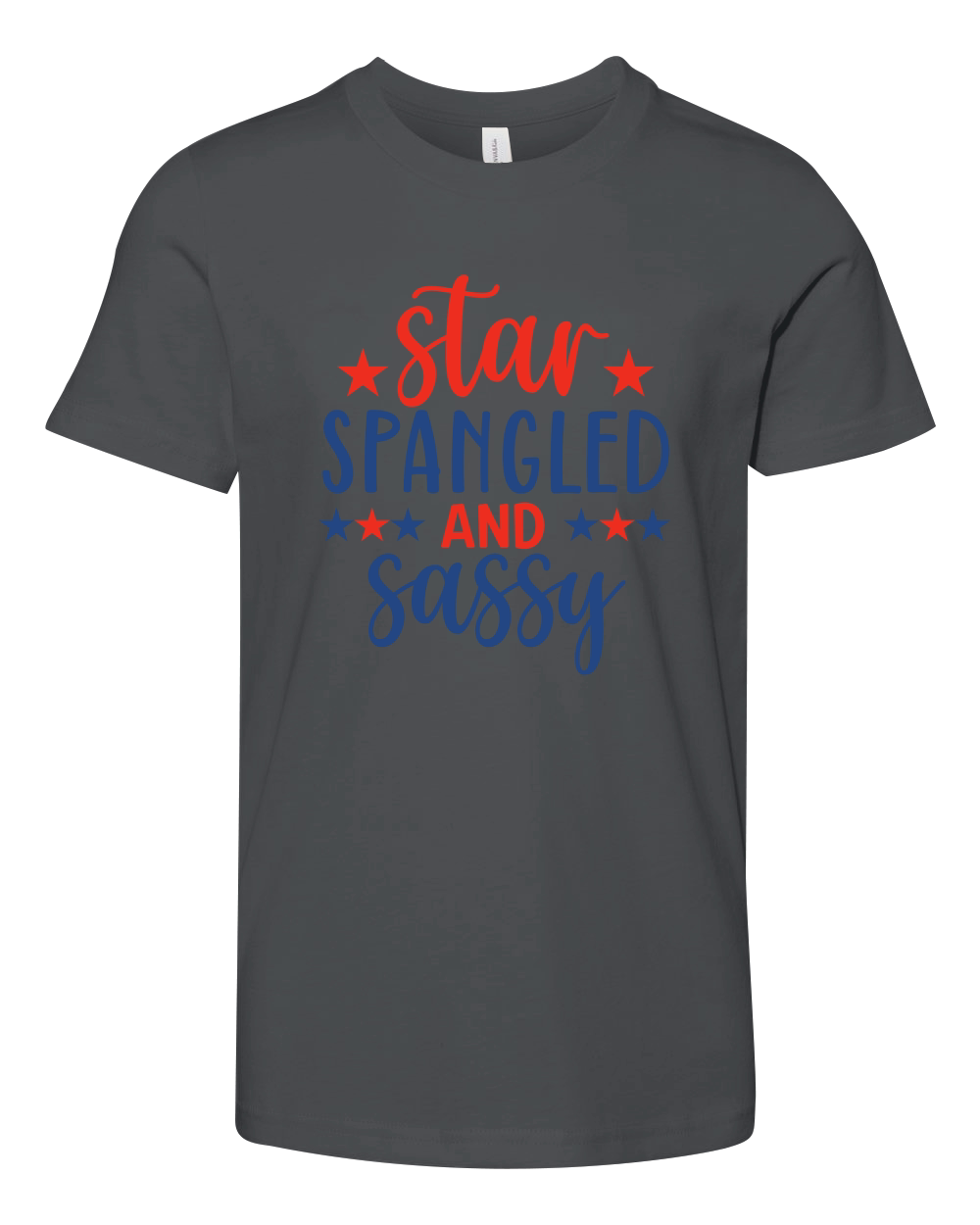 Star spangled sassy Youth Unisex Jersey Tee