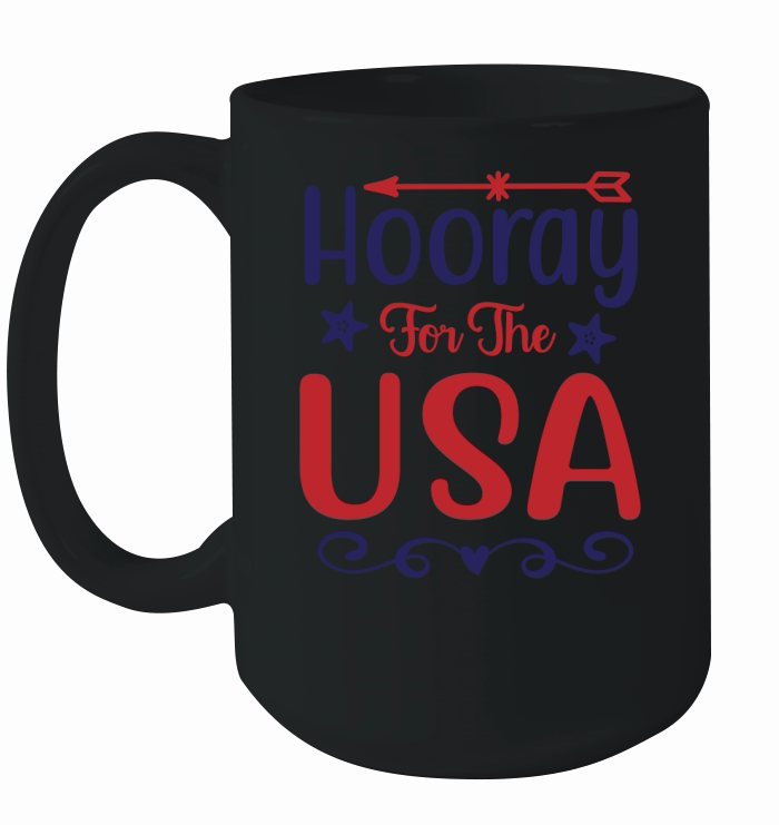 Hooray for the usa Ceramic Mug