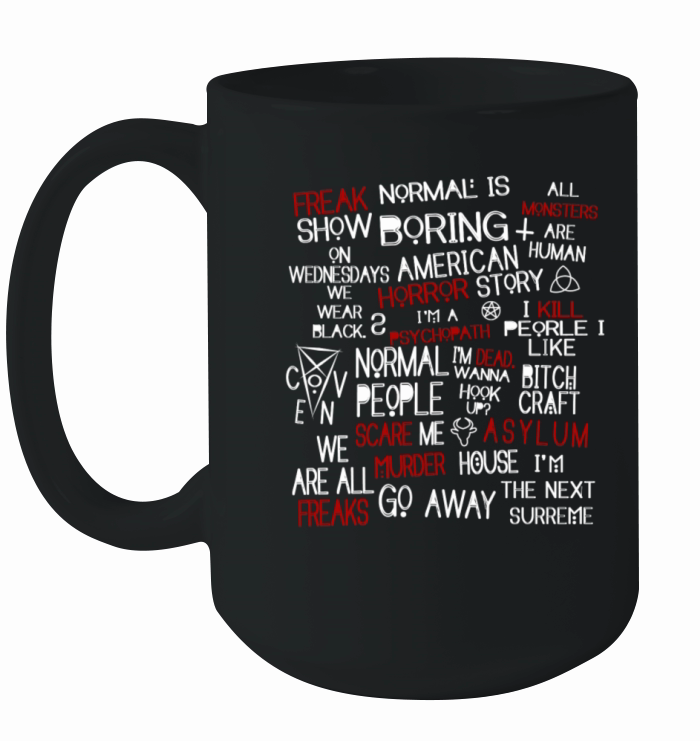 Horror T-shirt - American Horror Story Ceramic Mug