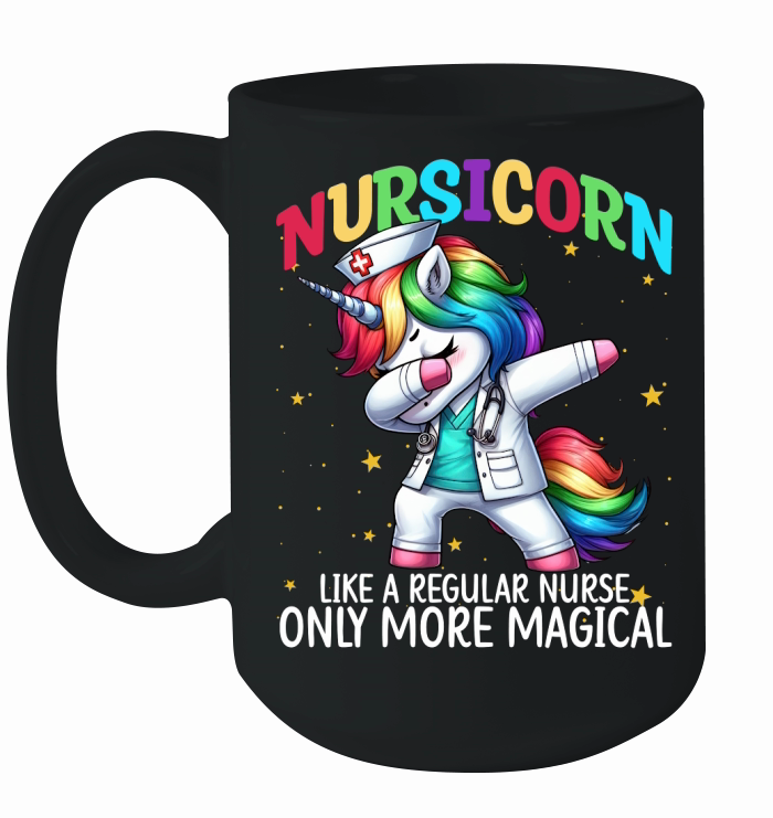 Nursicorn Like a regular nurse only more magical Ceramic Mug