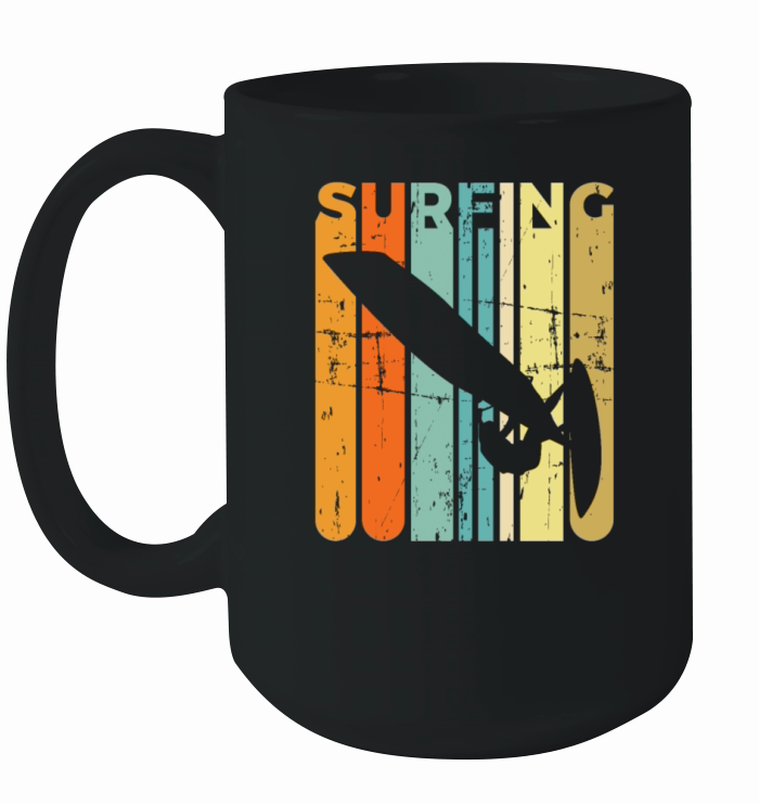 Retro Windsurfing Vintage Surfing Windsurfer Gift Ceramic Mug