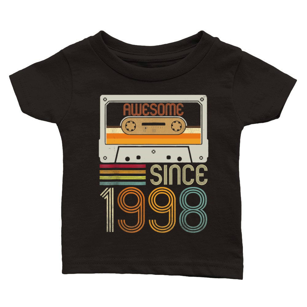 Awesome Since 1998 23rd Birthday Vintage 23 Years Classic Baby Crewneck T-shirt