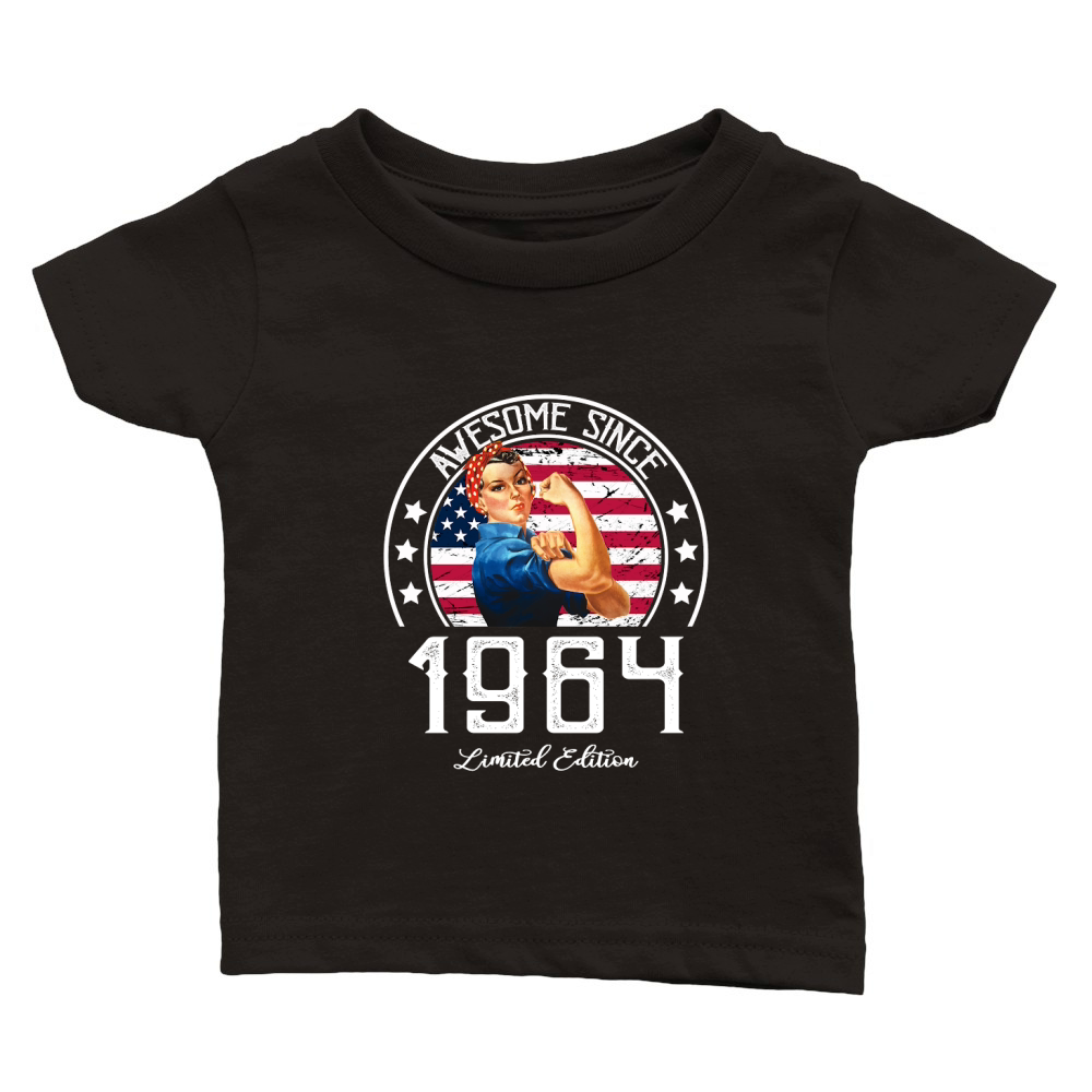 Awesome Since Vintage 1964 Limited Edition Classic Baby Crewneck T-shirt