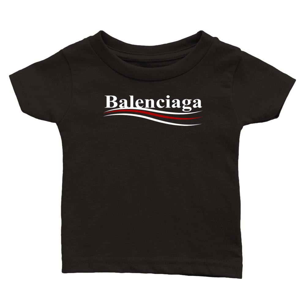 balenciaga t shirt Long sleeved Unisex Classic Baby Crewneck T-shirt