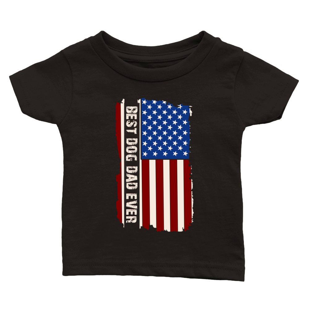 Best dog dad ever Classic Baby Crewneck T-shirt