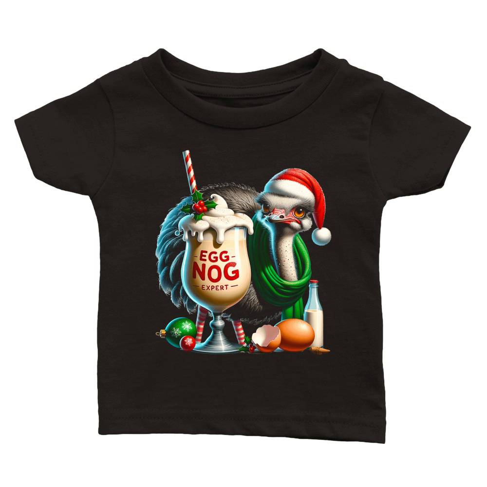 Egg Nog Expert Classic Baby Crewneck T-shirt