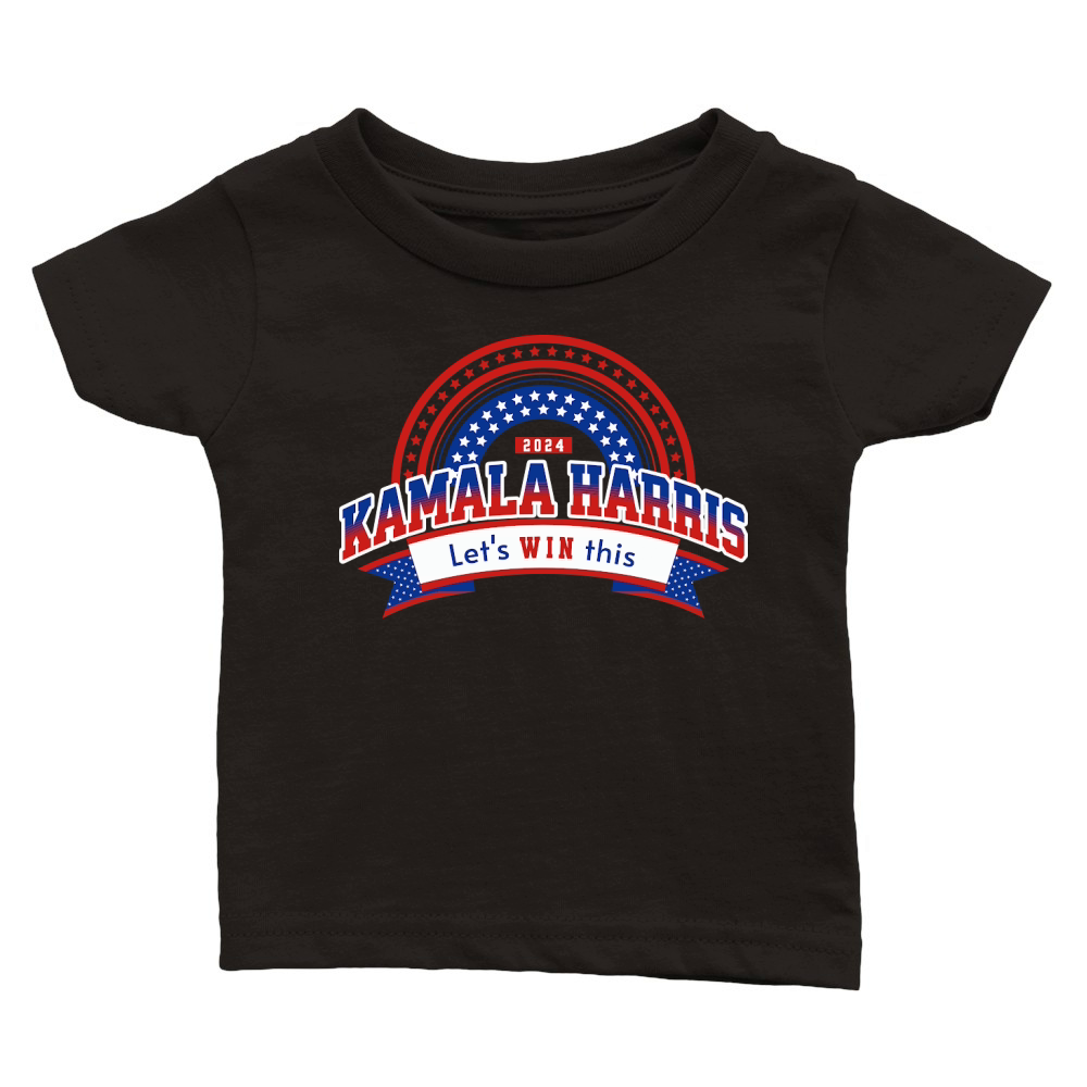 Kamala Harris Lets Win This Classic Baby Crewneck T-shirt