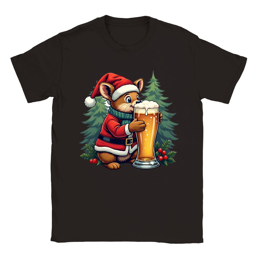 Animal Beer Christmas Sublimation Bundle 03 Classic Kids Crewneck T-shirt