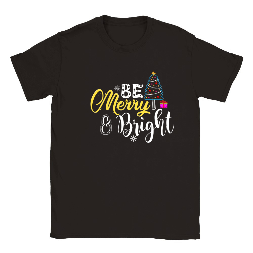 Be Merry & Bright 8 Classic Kids Crewneck T-shirt