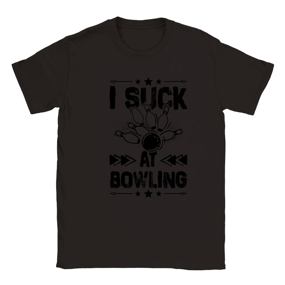 Bowling saying funny Classic Kids Crewneck T-shirt