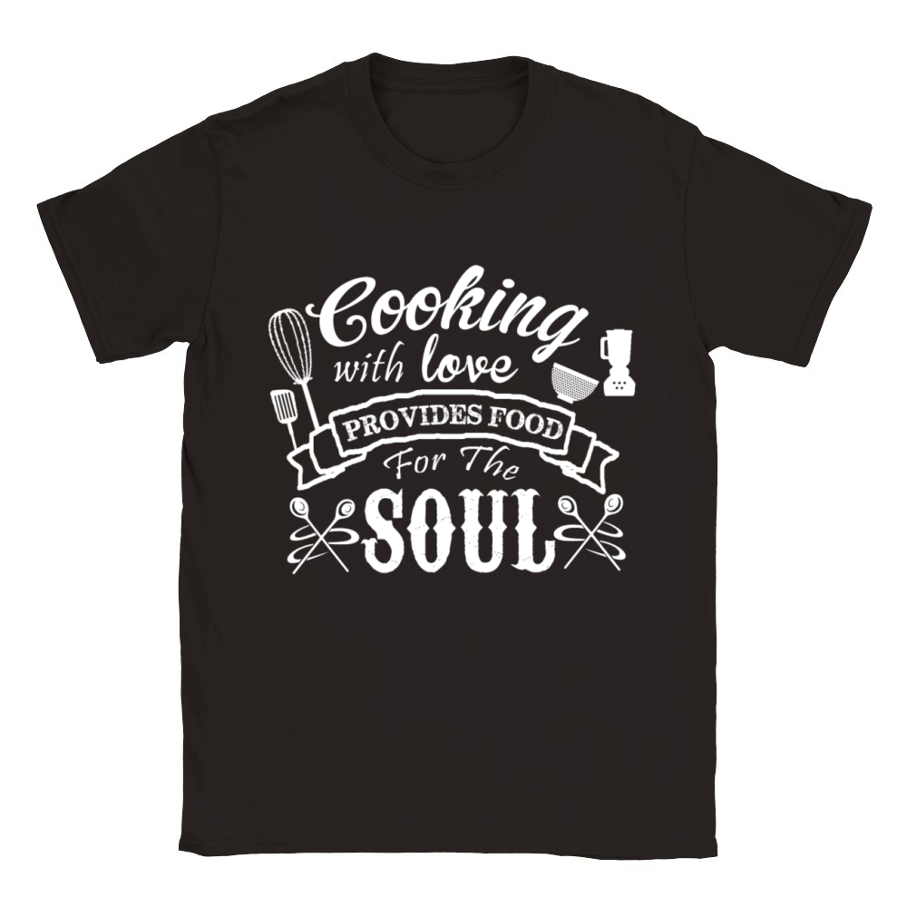 Cooking with love - Provides food for the soul Classic Kids Crewneck T-shirt