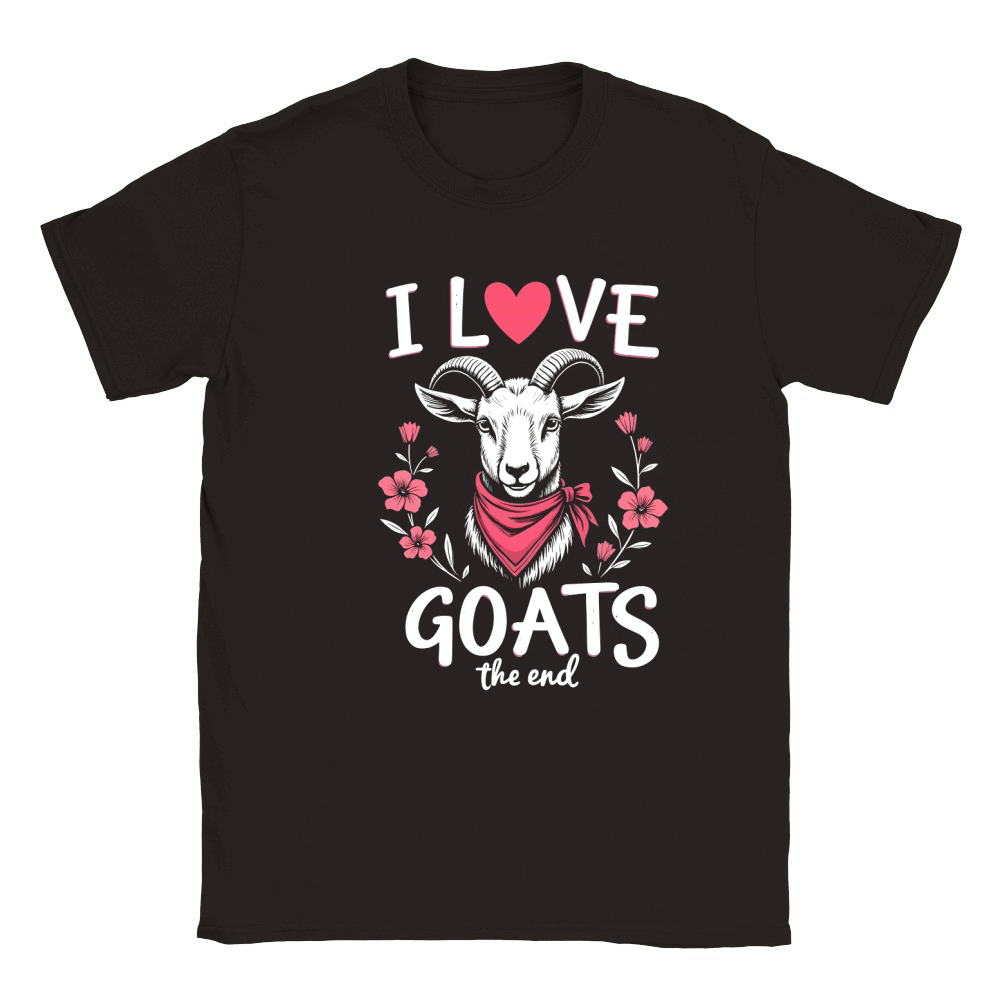 I love goats Classic Kids Crewneck T-shirt