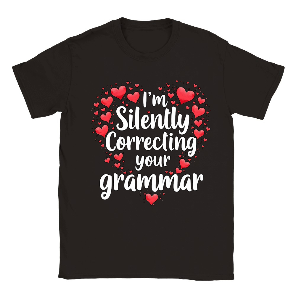 Im silently correcting your grammar 05 Classic Kids Crewneck T-shirt