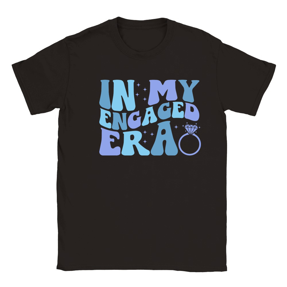 In My Engaged Era Girl Engaged Af Classic Kids Crewneck T-shirt