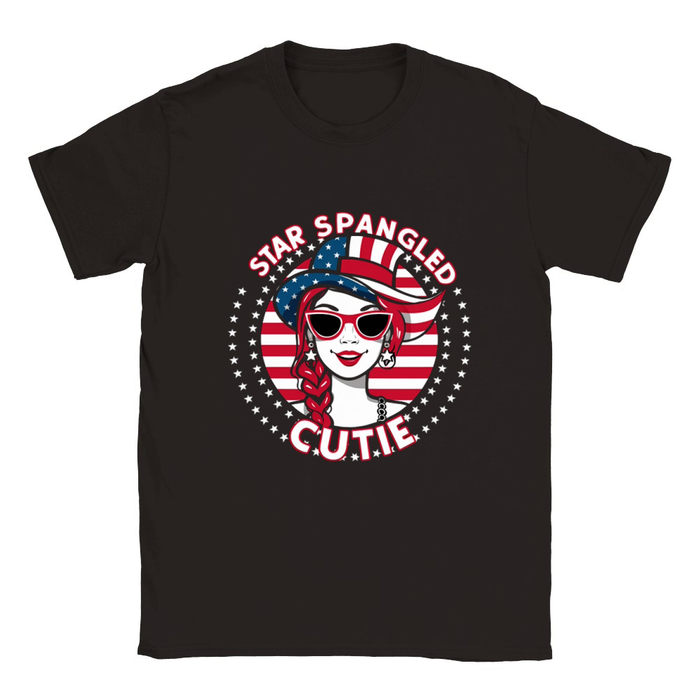 Star Spangled Cutie Classic Kids Crewneck T-shirt
