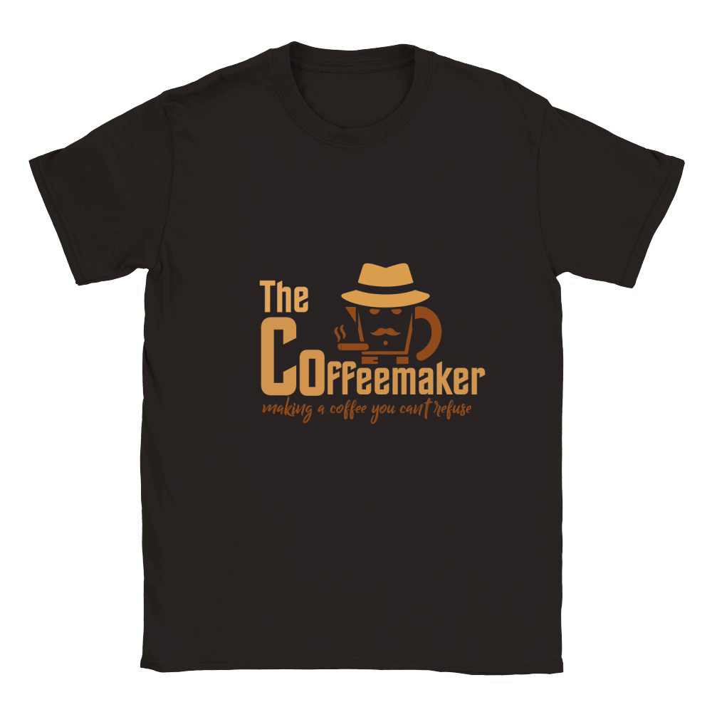 The Coffeemaker Making a Coffee You Cant Refuse Classic Kids Crewneck T-shirt