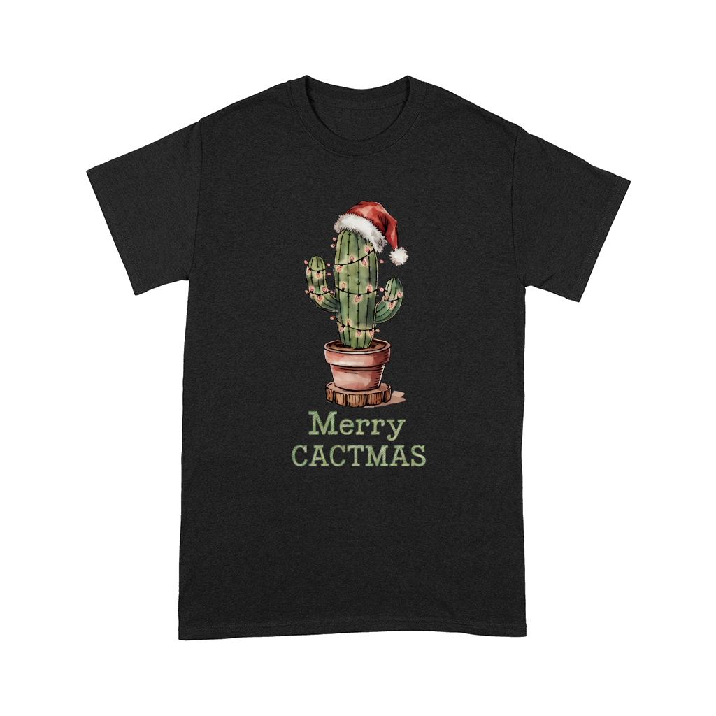 Merry Cactmas Vintage Christmas Comfort T-shirt