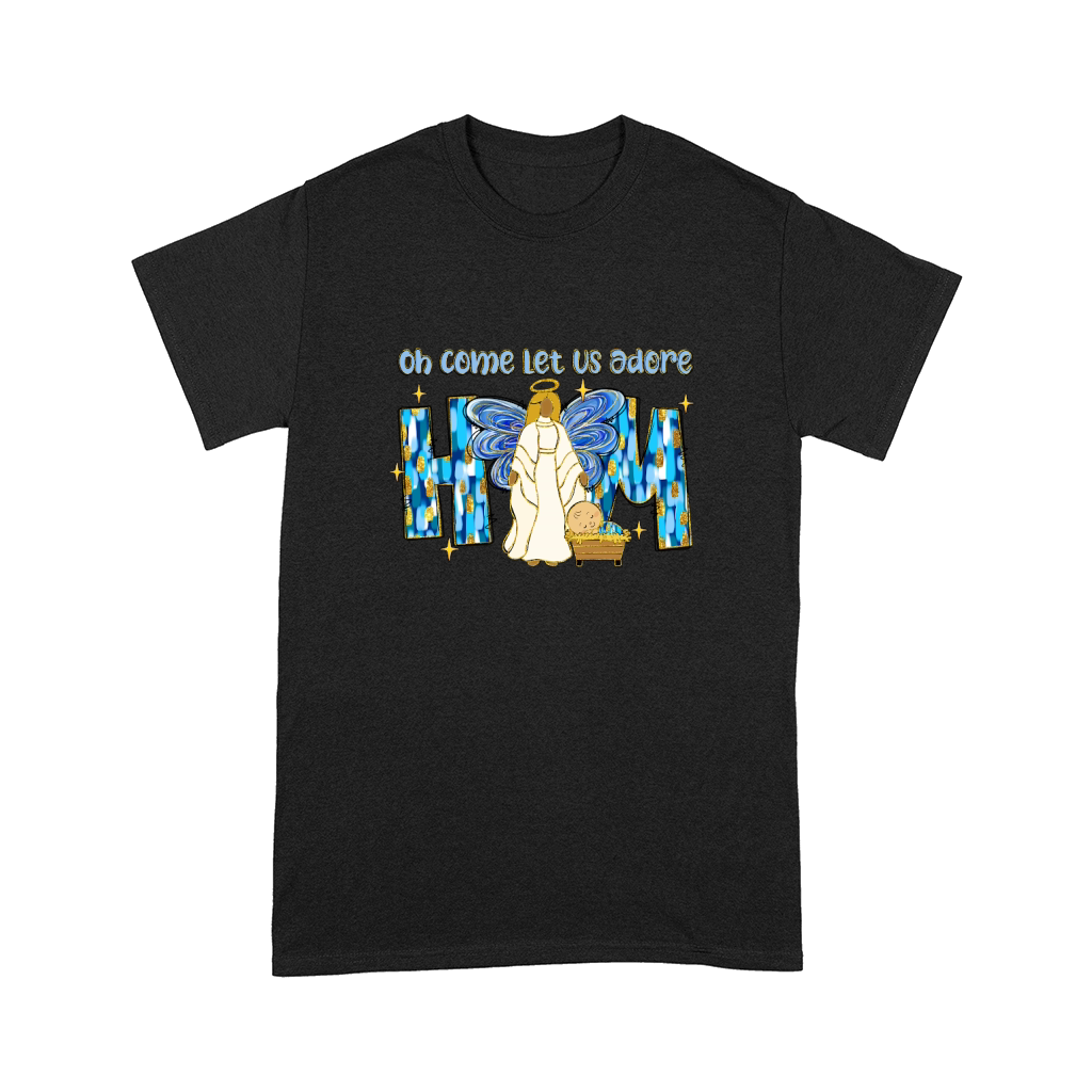 oh come let us adore him brushstroke angel Comfort T-shirt