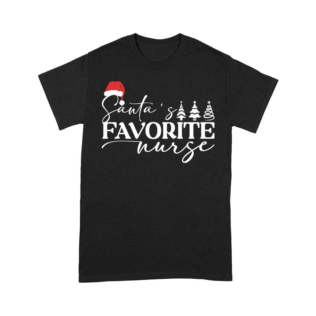 Santas Favorite Nurse Comfort T-shirt