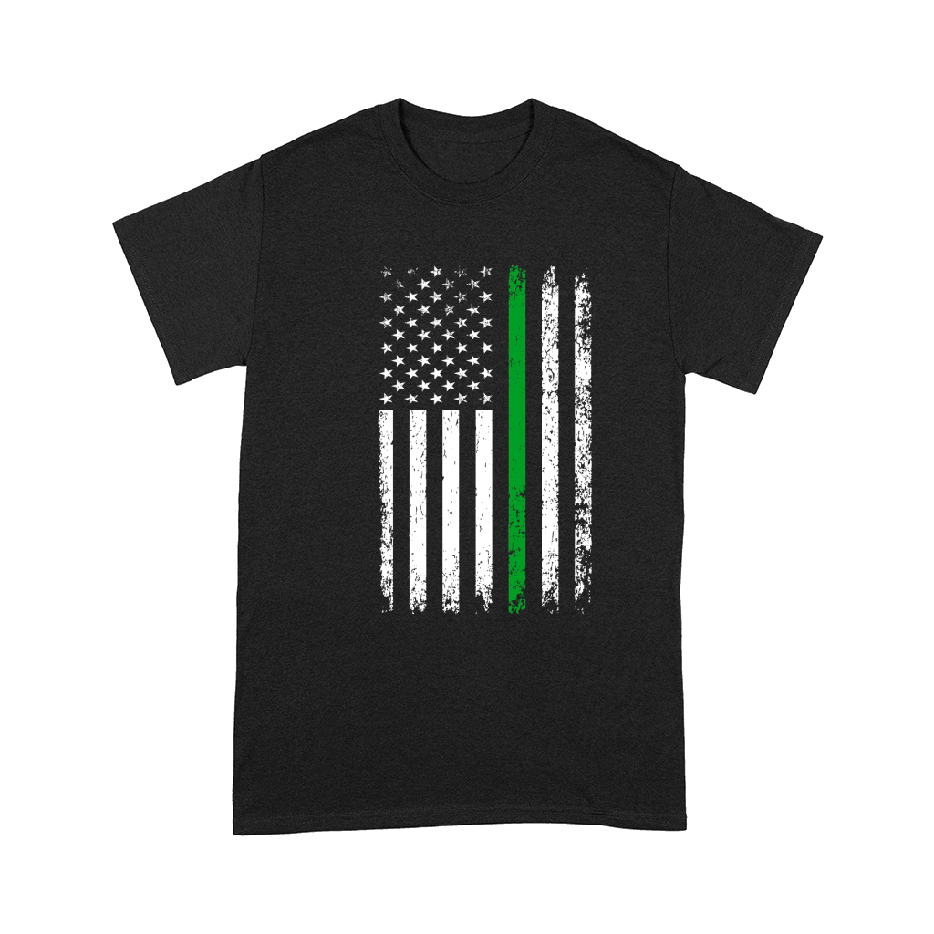 Thin Green Line American Flag Comfort T-shirt