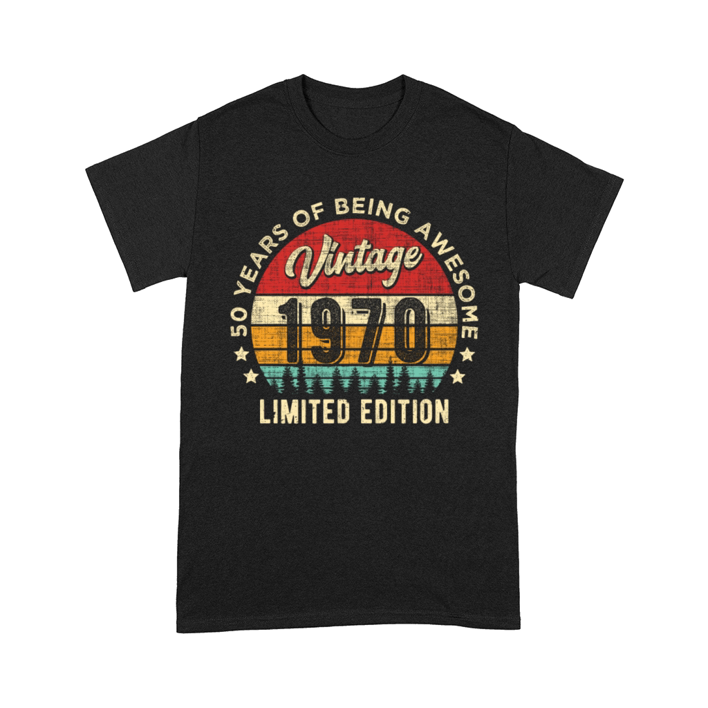 Vintage 1970 50 years old Awesome 50th Birthday Comfort T-shirt