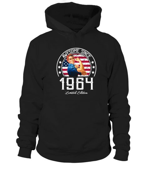 Awesome Since Vintage 1964 Limited Edition Hoodie Unisex