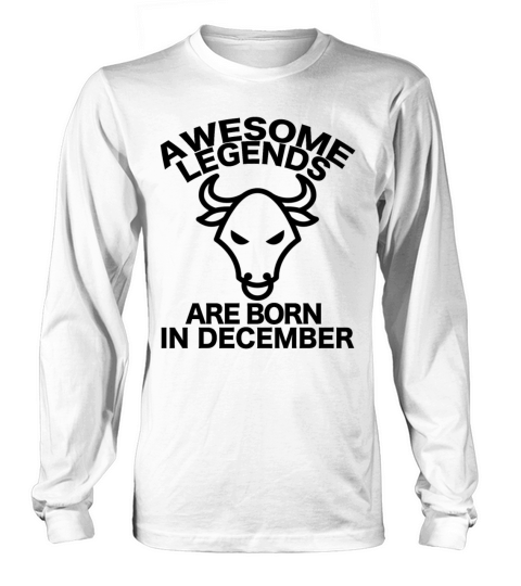 December birth day Long sleeved Unisex