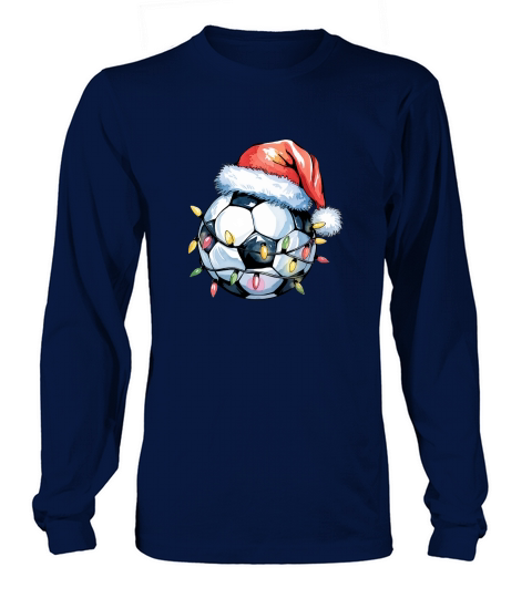 Festive Soccer Ball 02 Long sleeved Unisex