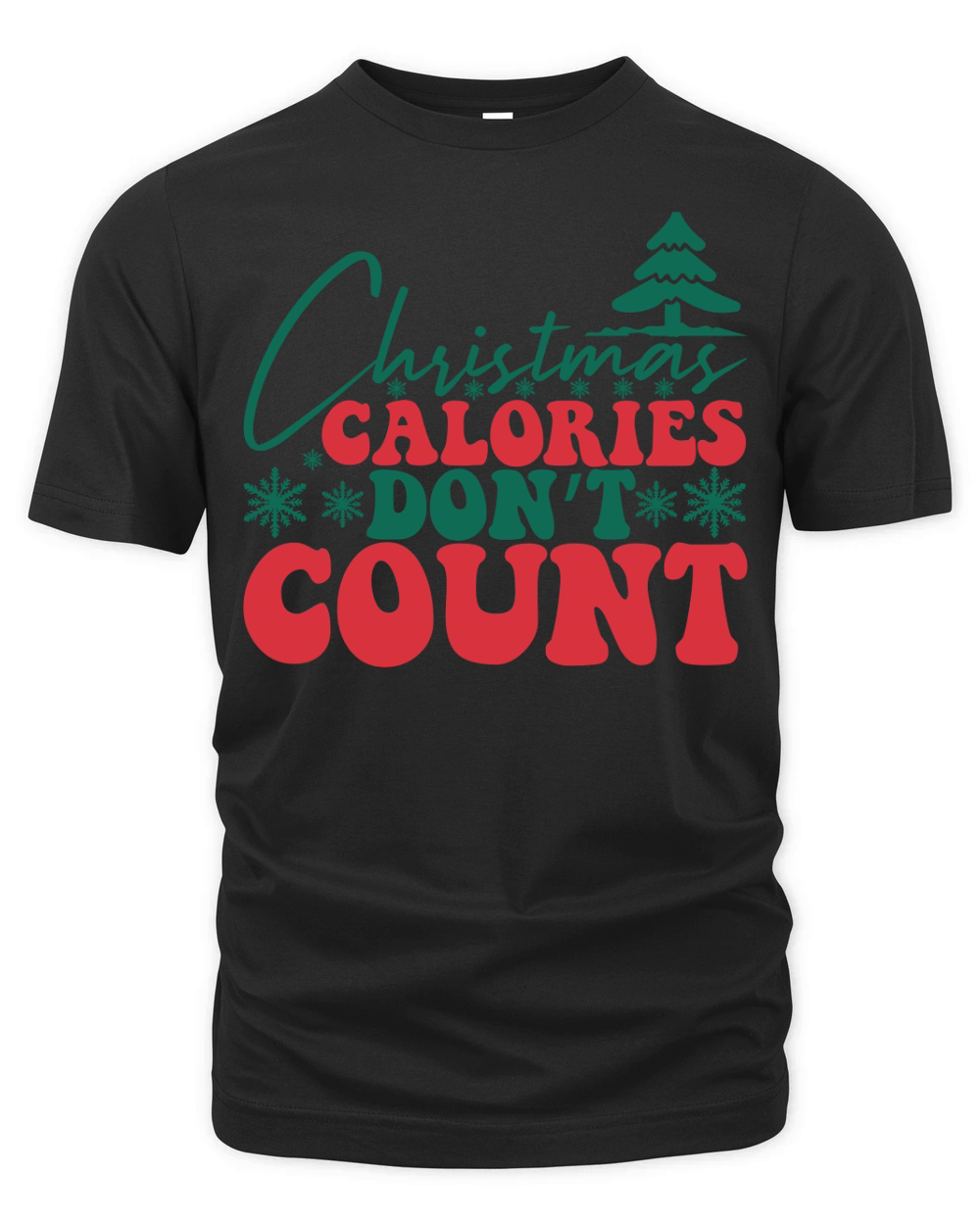 CHRISTMAS CALORIES DONT COUNT 1 Organic Unisex T-shirt