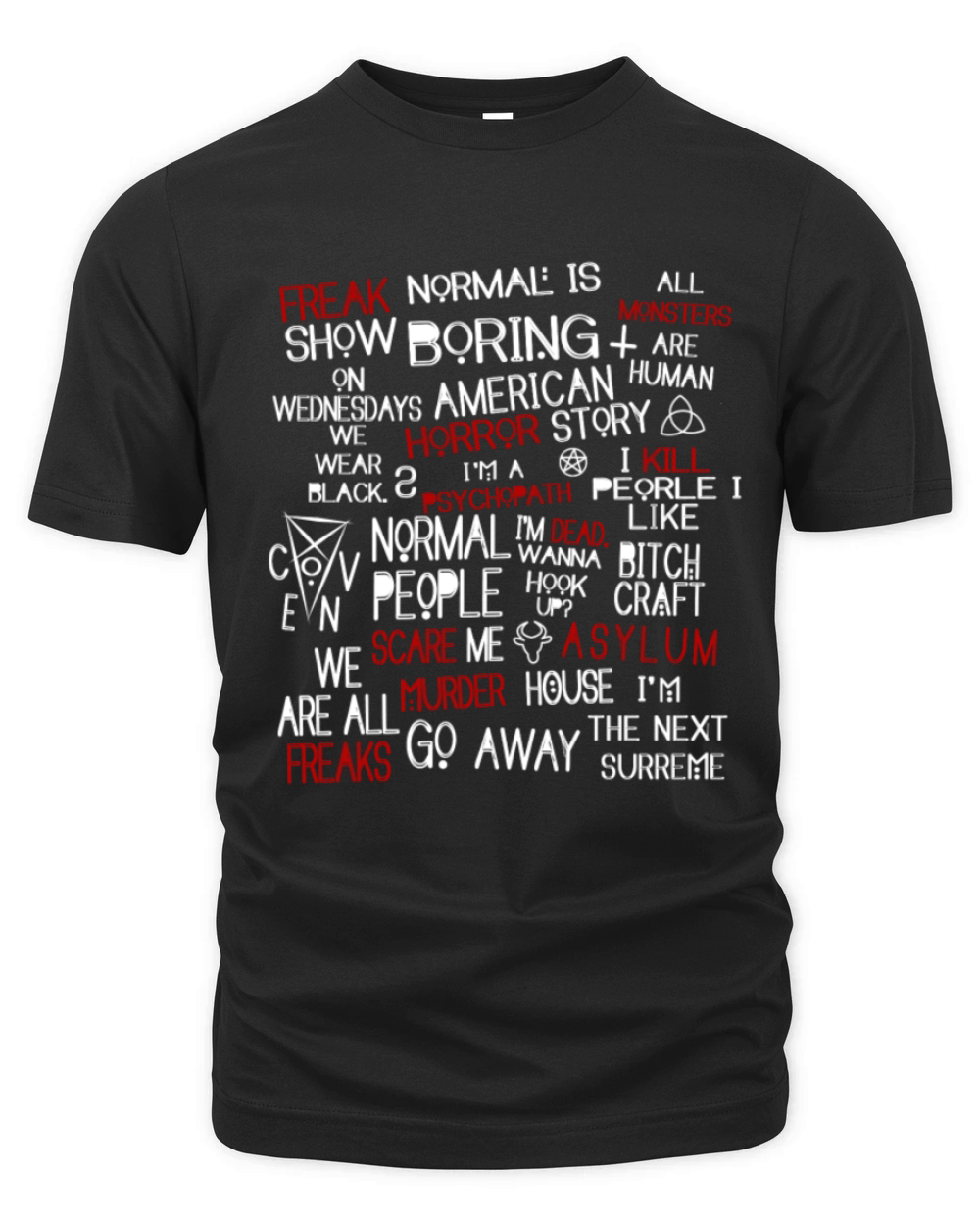 Horror T-shirt - American Horror Story Organic Unisex T-shirt