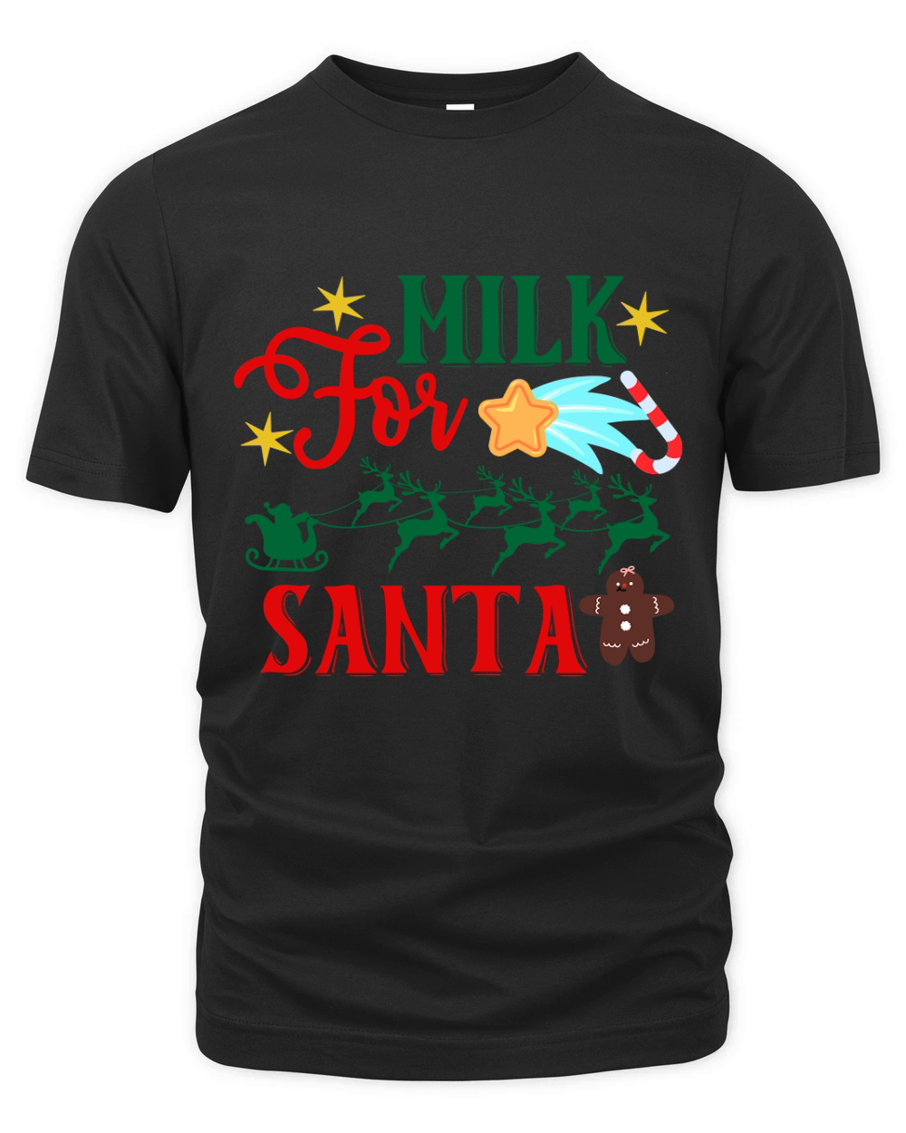 Milk For Santa Organic Unisex T-shirt