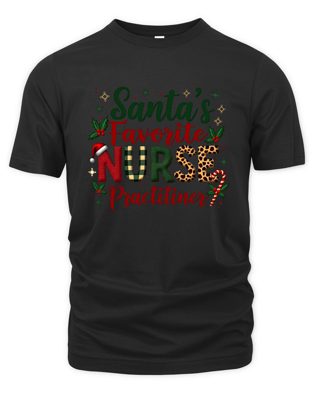 Santas favorite nurse practitiner Organic Unisex T-shirt