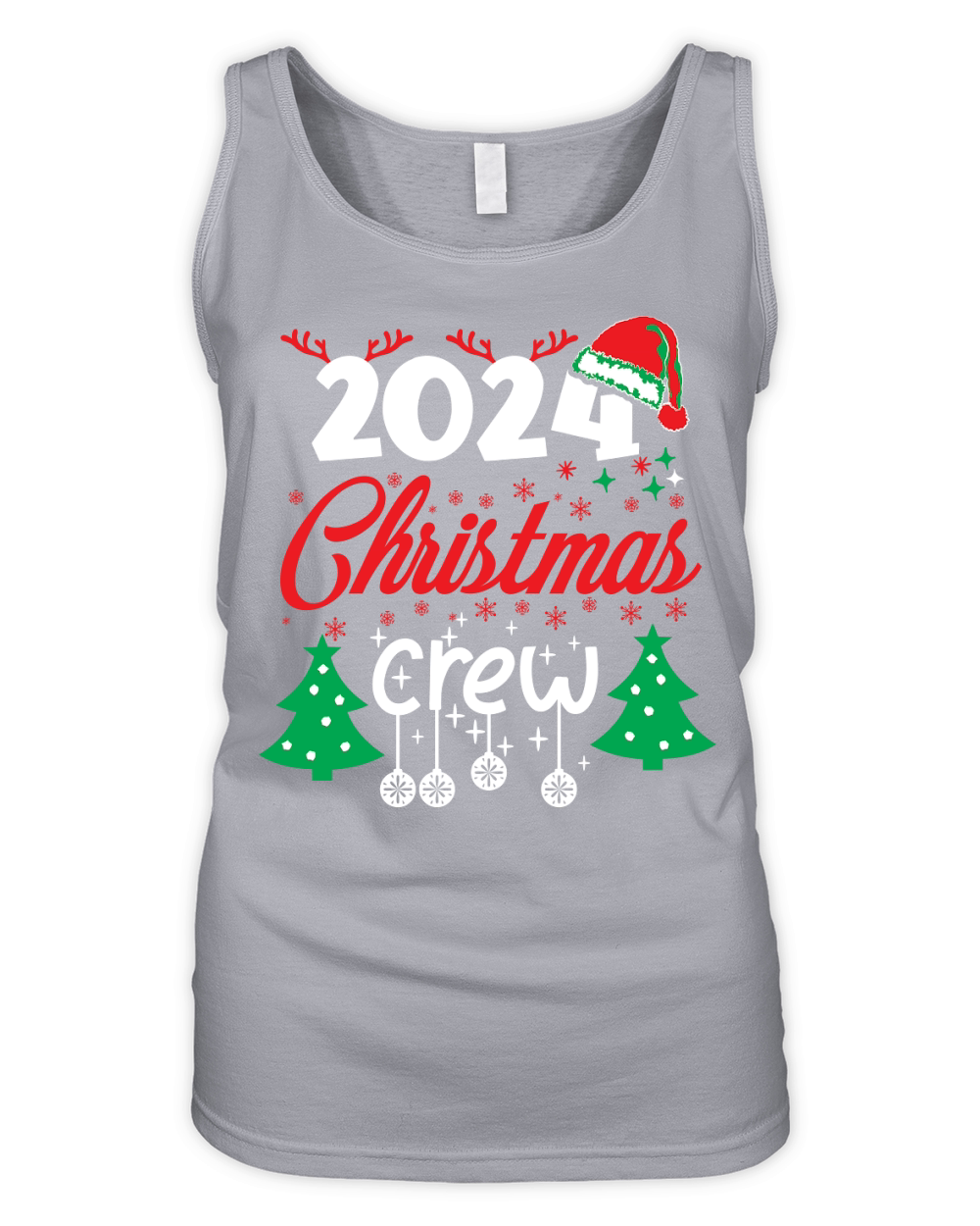 2024 Christmas Crew 3 Organic Women's Tank Top