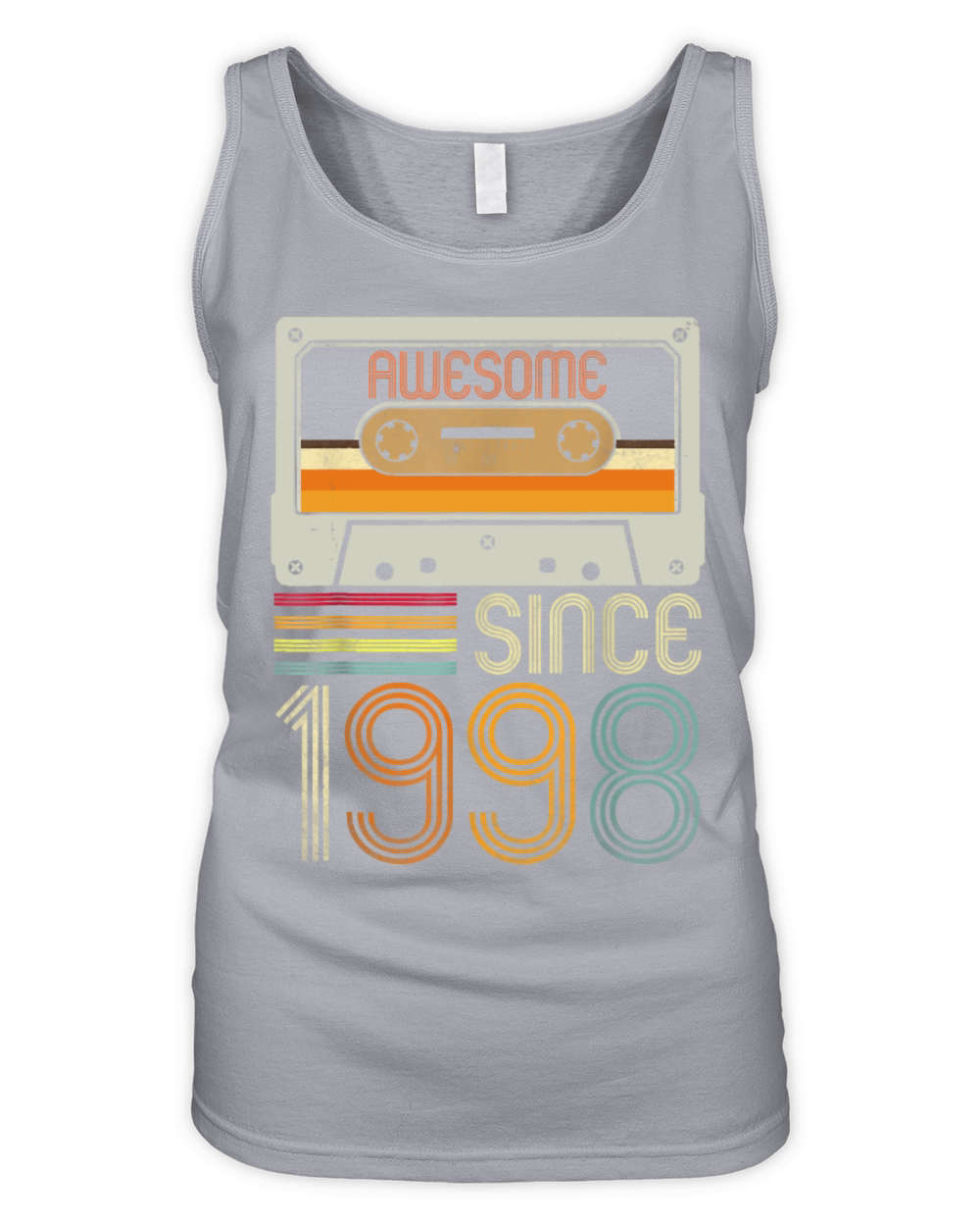 Awesome Since 1998 23rd Birthday Vintage 23 Years Organic Women's Tank Top