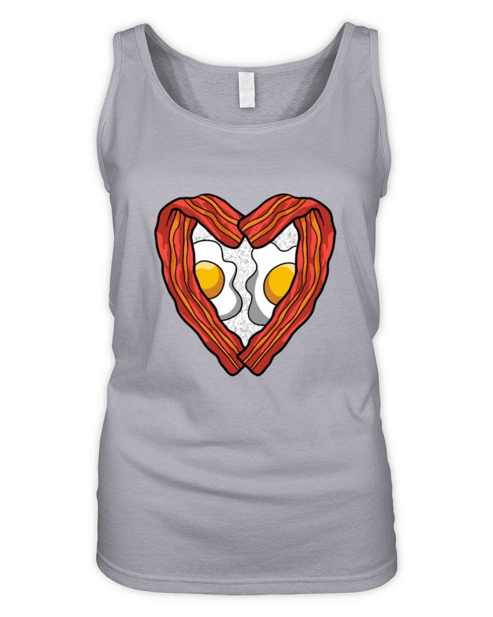 Bacon Meat Pork BBQ Barbecue Breakfast Organic Women's Tank Top