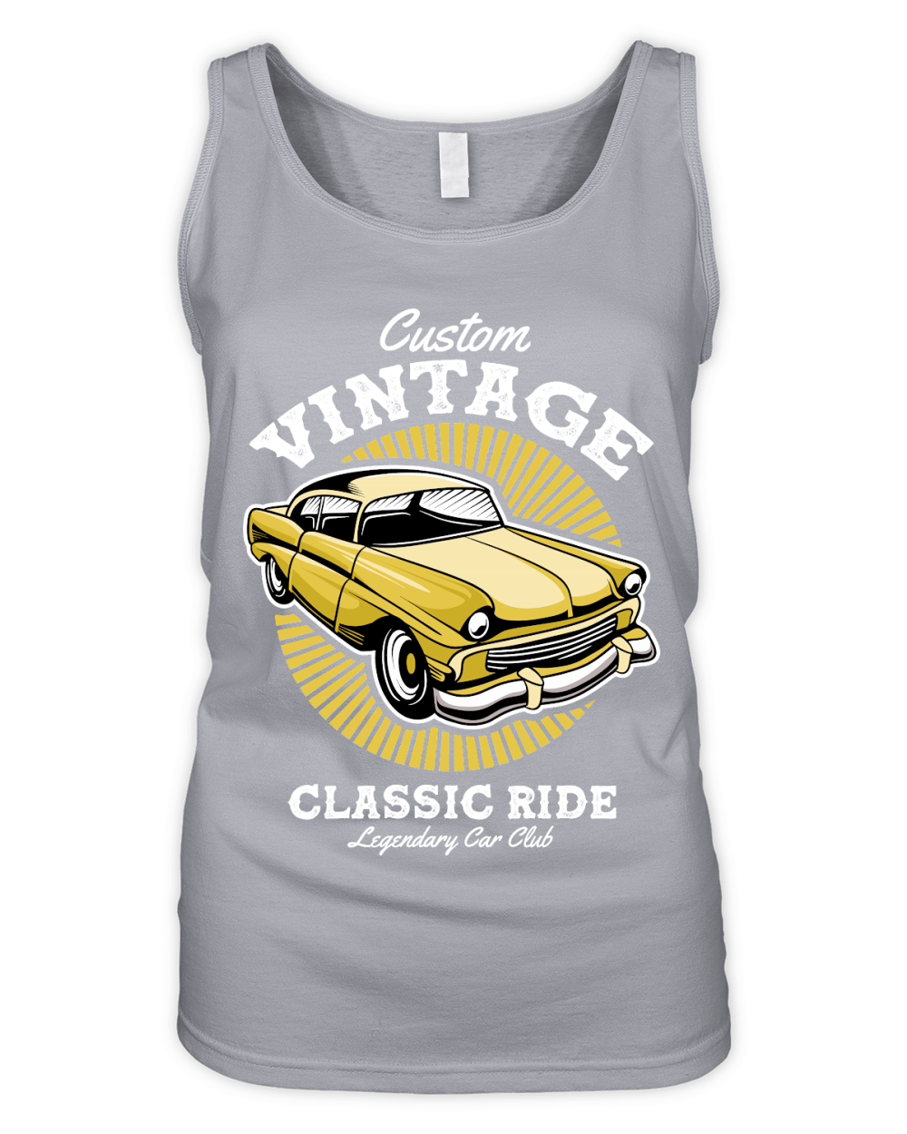 Classic Car Custom Vintage Classic Ride Organic Women's Tank Top