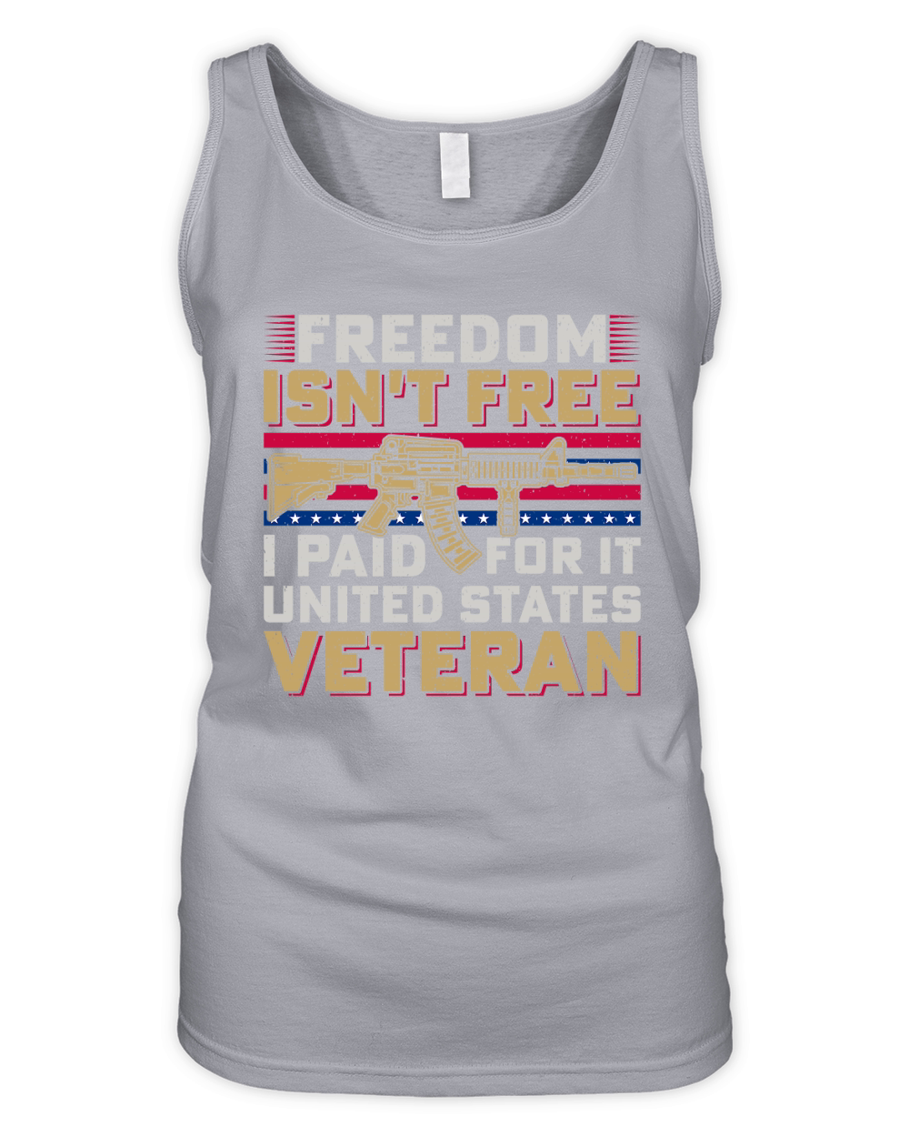 Freedom isnt free i paid for it united states veteran Organic Women's Tank Top