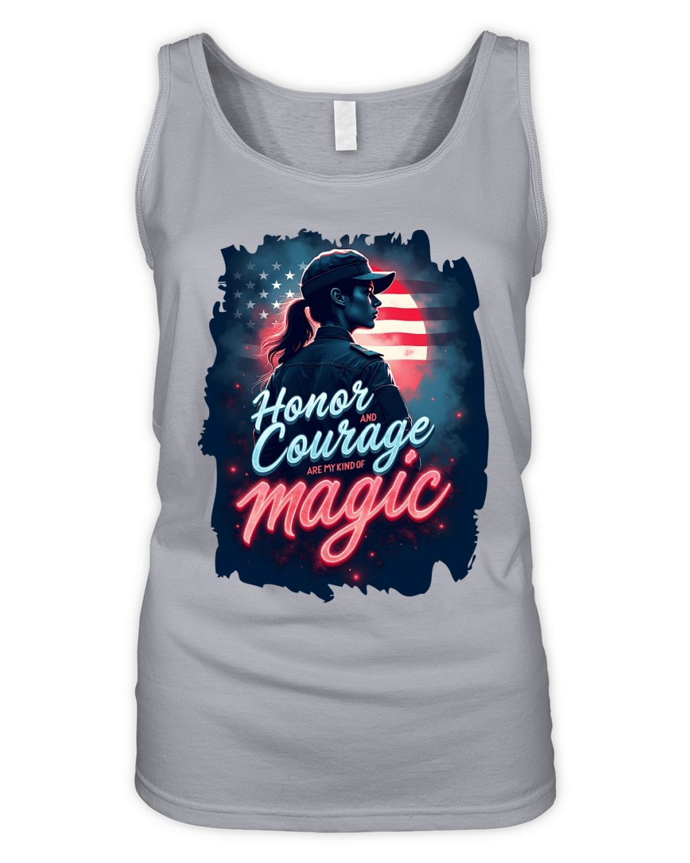 Honor and courage are my kind of magic Organic Women's Tank Top