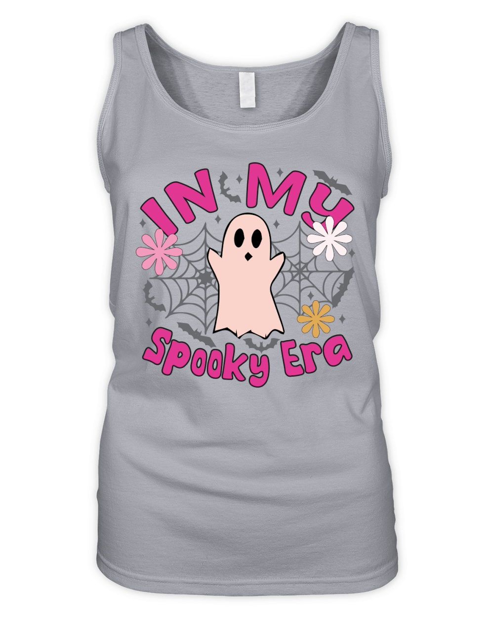 In My Spooky Era Pink Halloween Spider Organic Women's Tank Top