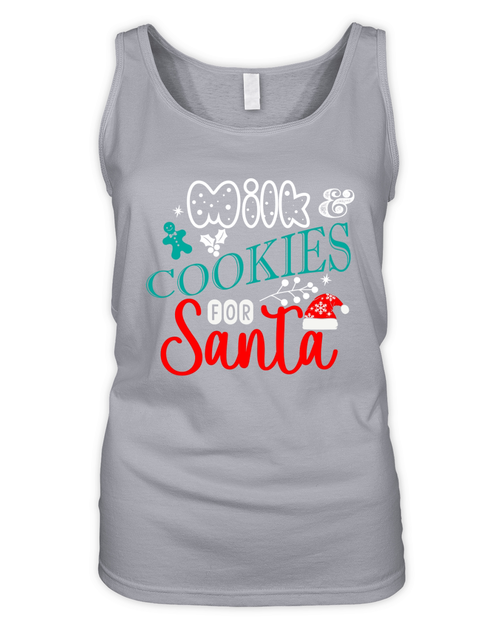 Milk & Cookies For Santa Organic Women's Tank Top