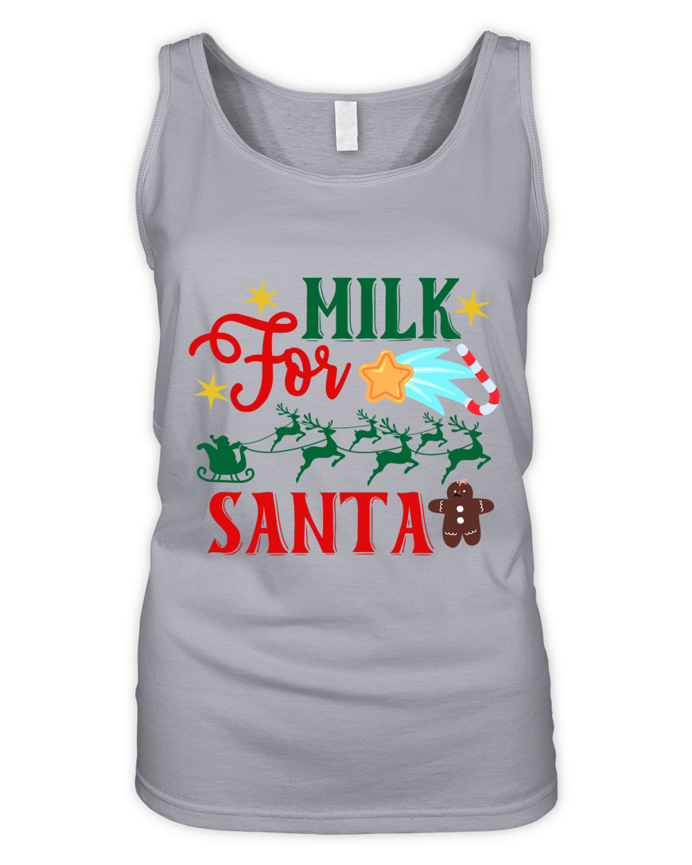 Milk For Santa Organic Women's Tank Top