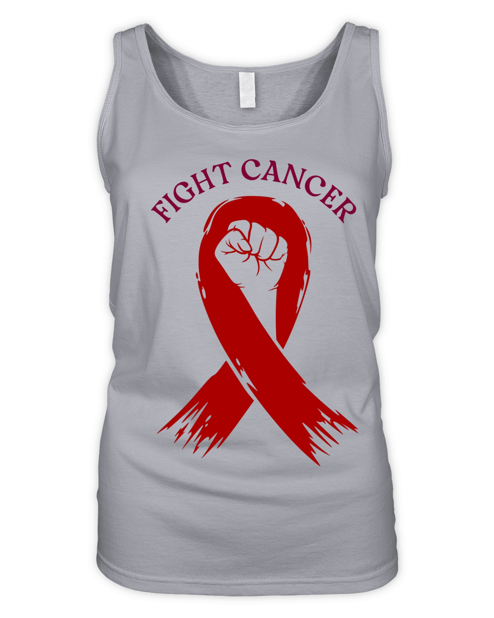 ORAL HEAD NECK CANCER AWARENESS 5 Organic Women's Tank Top