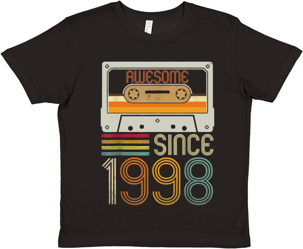 Awesome Since 1998 23rd Birthday Vintage 23 Years Premium Kids Crewneck T-shirt