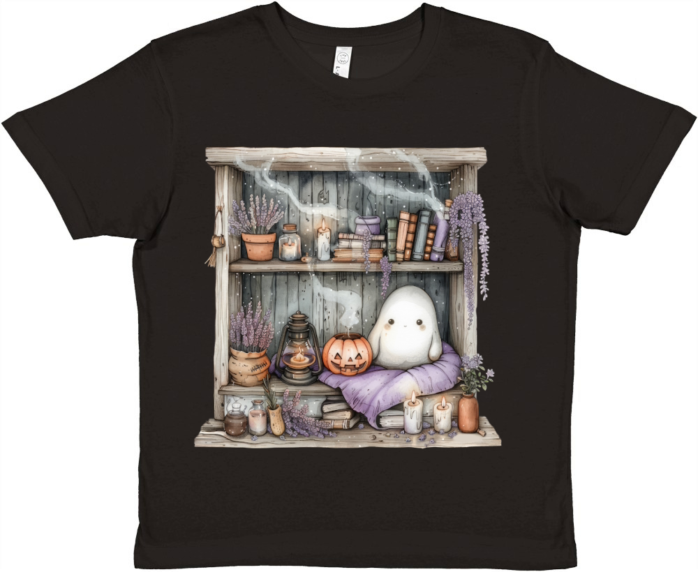 cute spooky book2 (3) OK Premium Kids Crewneck T-shirt