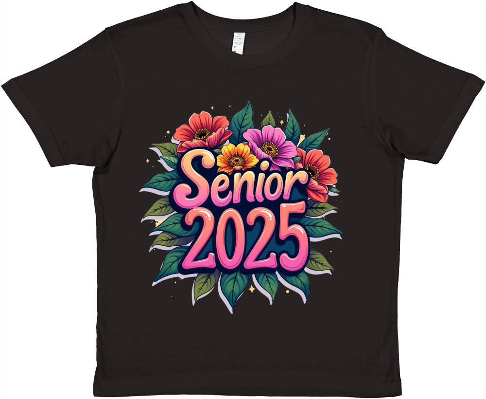 Senior 2025 Premium Kids Crewneck T-shirt