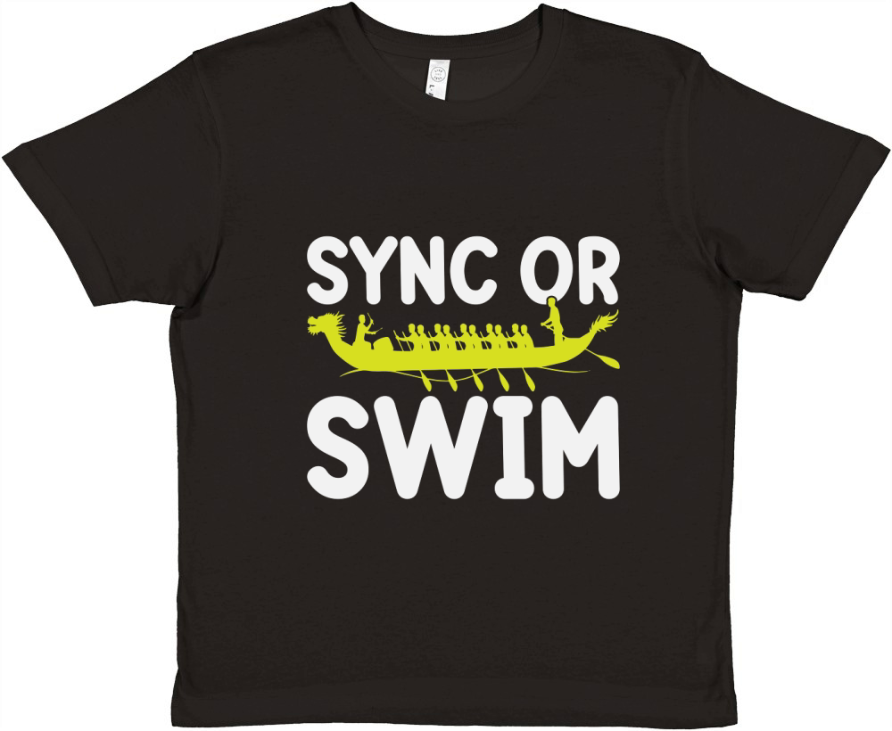Sync Or Swim Premium Kids Crewneck T-shirt