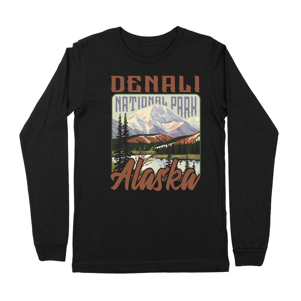 Denali National Park Alaska Premium Long Sleeve